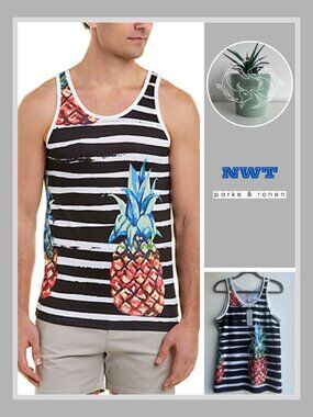 Parke & Ronen - Pineapple Printed Tank - Multicolor (M)
